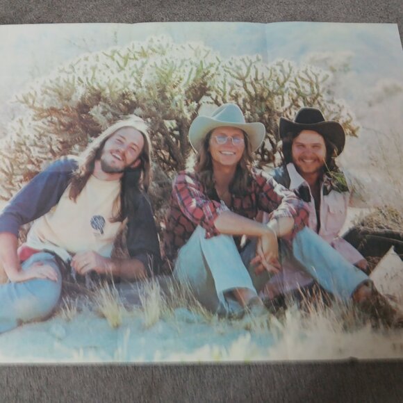 America - Poster from the album Hat Trick - 28x22 Double sided - Circa 1973 - Picture 1 of 2